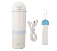 Petite bouteille d'eau électrique Voyage de voyage électrique chauffage rapide chauffage sans fil rechargeable pour le lait de formule voyage en plein air 304 en acier inoxydable