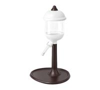 Petite bouteille d'eau pour animaux de compagnie - Bouteille d'eau pour lapin No Trip Feeder - Atmosphère hamster avec lumière LED - Alimentation avec lumières nocturnes - Accessoire de cage pour