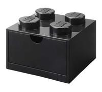 Rangements LEGO - Brique 4 tenons avec tiroir - noir - 5006312