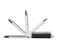 Petite brosse à cheveux - Peigne à cheveux démêlant pliable avec miroir, brosse à cheveux pliable compacte pour femmes et filles | Outil de coiffure de poche pour trousse de maquillage, valise, sac à