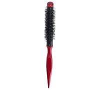 Petite brosse à cheveux ronde avec poils en nylon pour séchage au sèche-cheveux courts, 4 barils de diamètre