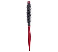 Petite brosse à cheveux ronde avec poils en nylon pour séchage au sèche-cheveux courts, 4 barils de diamètre