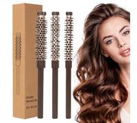 Petite brosse à cheveux ronde, brosse ronde pour brushing, brosses professionnelles pour coiffage, levage et frange robuste, outil de toilettage de barbe pour homme et femme
