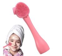 Petite brosse à récurer en silicone pour le nettoyage du visage | Fournitures de soins de la peau multifonctionnelles innovantes, brosse de massage portable pour femmes, hommes, garçons et filles