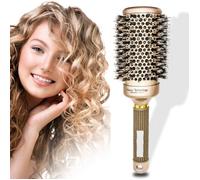 Petite brosse ronde AIMIKE, céramique nano-thermique, poils de sanglier BROSSE MANUELLE