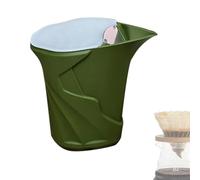 Petite cafetière à percolateur en silicone avec mode de vitesse, tasse faite à la main, sans poignée, pour faire du café, bouteille d'eau pour les voyages,