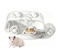 Petite cage pour animaux de compagnie - Habitat double couche 47x38x20 cm, enclos transparent en PP, maison pour animaux avec système de tunnel pour le confort d'exploration et la conception du flux d