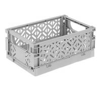 Petite Caisse en Plastique Pliable 0,7 litre - Gris