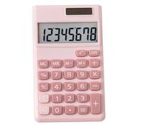 Petite Calculatrice, Mini Calculatrice 2, 7x4, 5, Poche Mignonne alimentée par énergie Solaire/Batterie, Bureau pour Le Bureau, la Maison et l'école