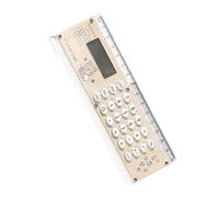 Petite Calculatrice Portable | Calculatrice De Bureau Portable Mignonne, Calculatrice Mignonne pour L'école | Calculatrice Multifonction De Dessin Animé Numérique, Calculatrice Légère pour L'école