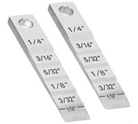 Petite cale d'espacement 2130 pour soudage de tuyaux avec échelle de mesure graduée intégrée pour améliorer l'évaluation des écarts et des coutures