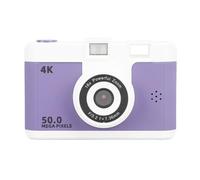 Petite Caméra Compacte avec Système Anti-Shake de Zoom Numérique 16x pour des Plans à Longue Distance Clairs, Adaptés au et à l'enregistrement de Cours (Purple)