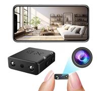 Petite Camera Espion,Mini Camera Espion sans Fil,Caméra Espion,avec Vision,Mini Caméra De Nounou pour Animal Domestique Bébé,Intérieur Et Extérieur Télécommande 1080p,Application pour Téléphone