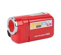 Petite Caméra Vidéo Numérique, Zoom 16x 16 MP, Anti-Chute, Design Convivial, écran Couleur TFT 2 Pouces, Prend en Charge jusqu'à 128 Go de Carte de Stockage (64GB)