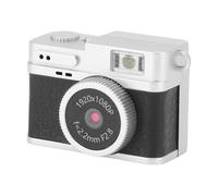 Petite Caméra Vintage Rétro, Portable 1080p Full HD Video Enregistrement de Petite Caméra Rétro 6 Filtres Innovants Installés dans la Lumière LED pour Voyager (Black)