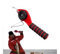 Petite canne à glace, canne de et combo de bobine, court compact | Tige d'hiver D, canne de poche de voyage d'eau, accessoires pour W-Lee notre