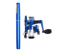 Petite Canne à pêche Pliable - 99 cm - Kit Portable pour pêcheur, Femme, rivière, lac, étang, mer