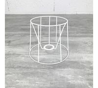 Petite Carcasse Abat-Jour Américain 15 cm, Armature Cone 6 branches en epoxy anticorrosion, pour E14