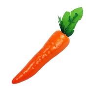 Petite carotte de Pâques réaliste pour l'année chinoise, Thanksgiving (orange, 21 x 3,5 cm)