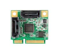 Petite carte d'extension PCIE vers 2 ports 6 Gbit/s Vitesse rapide RAID1/RAID0 Technologie de mise en miroir des données Disque dur