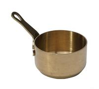 Petite casserole antiadhésive, parfaite pour réchauffer le lait, faire des sauces et plus pour encore (doré (60 ml)