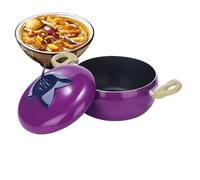 Petite casserole antiadhésive pour légumes et fruits | Cocotte à tomate avec couvercle - pour induction cuisinière électrique cuisinière cuisinière frire cuisine lait soupe