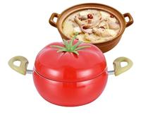 Petite Casserole - Casserole Anti-Adhésive Pour Légumes Et Fruits | Cocotte À Tomate Avec Couvercle - Pour Cuisson À Induction Sur Table De Cuisson En Cuisine Pour Lait Soupe Spaghetti Friture Mijotag