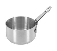 Petite casserole en acier inoxydable de 100 ml pour mini sauce, pot à lait, casserole à sauce multifonction à manche long pour réchauffer le lait, les œufs bouillants, les soupes et les casseroles de
