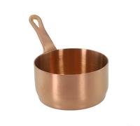 Petite casserole en acier inoxydable de 100 ml pour réchauffer le lait de bébé, la cuisson du porridge ou de la sauce, résistante à la chaleur, design lisse pour bord (bronze, M)