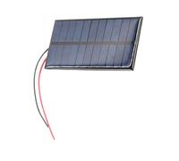 Petite cellule solaire 5 V 120 mA 0,8 W avec fil cellules polycristallines Panneau de charge pour chargeur de batterie solaire d'extérieur