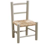 Petite chaise en bois pour enfant Gris Taupe