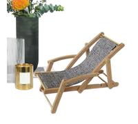 Petite Chaise Longue - Siège Miniature en Bois, décoration pour Maison de | Modèle de Bureau Portable et Robuste, Meuble Classique Fait Main au Design Charmant pour et Adolescents, étag