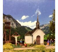 Petite chapelle de montagne avec accessoires -HO-1/87-KIBRI 39780