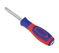 Petite clé à douille carrée de 6,35 mm avec trou de queue et poignée rotative - Construction en acier au chrome vanadium pour une utilisation automobile et atelier