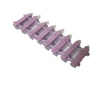 Petite clôture en bois 10 pièces Pour Les Jardins,Les Pots De Fleurs | Micro paysage mini ornements clôture jardinage équipement d'aménagement paysager(Purple)