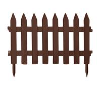 Prosper Plast Iplsu-r222 Classique Clôture de Jardin 32.2 x 35 cm - Marron