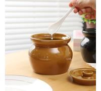 Petite cocotte 400 ml pour braiser et rôtir - Marmite légère avec couvercle hermétique pour des repas à cuisson lente - Noir (C)