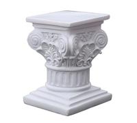 Petite colonne romaine en résine de colonne grecque - Colonne romaine blanche comme centre de table - Figurine en résine - Sculpture sur pied - Pour anniversaire, mariage, fête