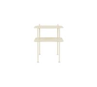 Petite console en métal beige, avec rangement, modulable, bas - Zuiver, River - 50x35x62 cm