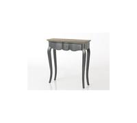 Amadeus Petite Console Grise Maddy 80x25 Bois de Mindi, Unique