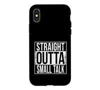 Petite Conversation Droite Coque pour iPhone X/XS