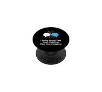 Petite Conversation introvertie Just Kidding Humour PopSockets PopGrip Adhésif