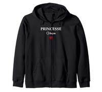 Petite Copine Humoristique Princesse Chieuse Sweat à Capuche