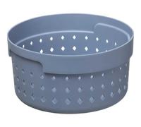 Petite corbeille de rangement ronde élégante - Bleu