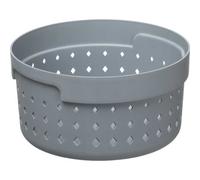 Petite corbeille de rangement ronde élégante - Gris