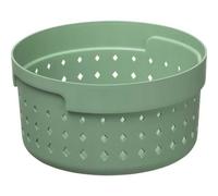 Petite corbeille de rangement ronde élégante - Vert