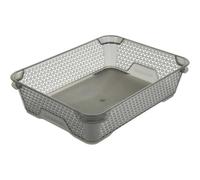 Petite Corbeille de Rangement Taille A6 - Gris