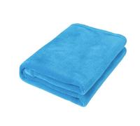 Petite couverture grise pour canapé de couleur unie - Petite couverture souple de couleur unie pour enfants - 50 x 70 cm - Couverture de déménagement (bleu ciel, taille unique)