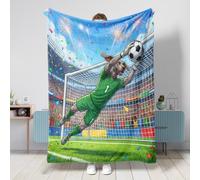 Petite couverture pelucheuse pour canapé, salon, plage, voyage, sport, maison, sofa, chiot et gardien de but 2026 - 101,6 x 127 cm