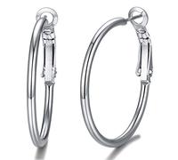 Petite Creole Femme 30mm Boucles d'oreilles Creoles Acier Inoxydable Bijoux Boucle d'oreille Fille